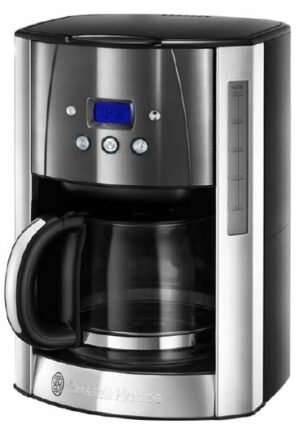 Russell Hobbs 23241-56 Luna Moonlight Grey Glas Filterkaffeemaschine