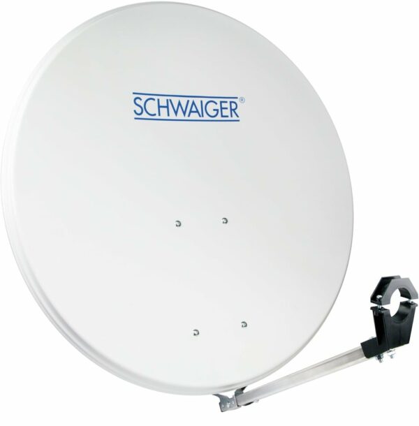 Schwaiger SPI2080 Aluminium - Hellgrau Satellitenschüssel 80 cm