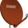 Schwaiger SPI710.2 Aluminium - Ziegelrot Offset Antenne