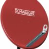 Schwaiger SPI800.2 Aluminium - ziegelrot Offset Antenne