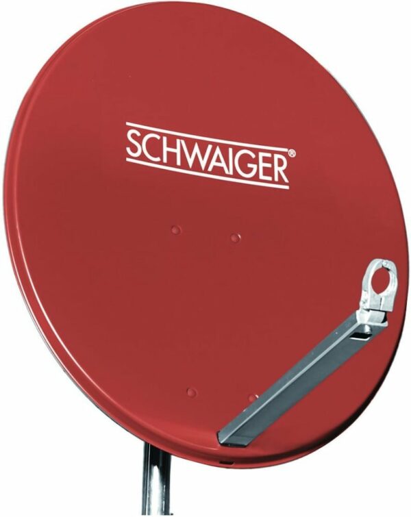 Schwaiger SPI800.2 Aluminium - ziegelrot Offset Antenne