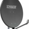 Schwaiger SPI910.1 Aluminium - anthrazit Offset Antenne