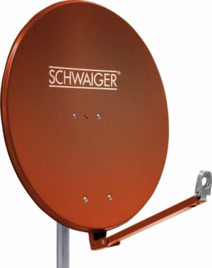 Schwaiger SPI910.2 Aluminium - ziegelrot Offset Antenne