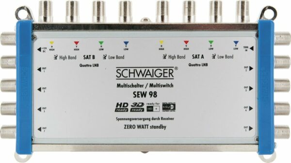 Schwaiger EW98 9 auf 8 SAT Multischalter